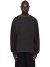 Cotton Long Sleeve T-Shirt Anthracite - MAISON MARGIELA - BALAAN 2