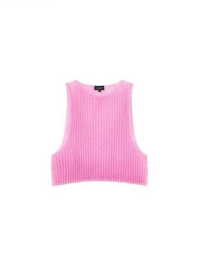 Women s Zigzag Pleated Vest Pink 271452 - EMPORIO ARMANI - BALAAN 1