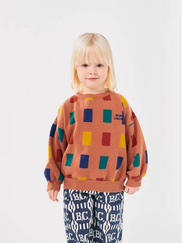 Kids Sweatshirt Bobo Color Game all over B224AC046 brushed - BOBO CHOSES - BALAAN 1