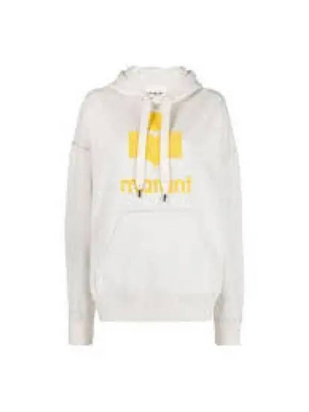 Miley Logo Print Hoodie Ivory - ISABEL MARANT - BALAAN 2