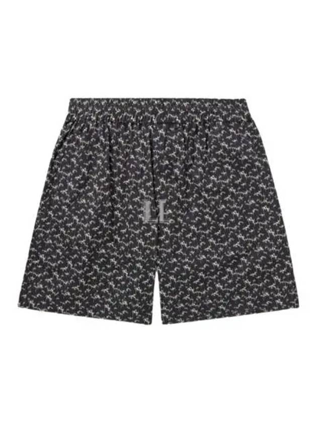 Vicente Logo Patch Swim Shorts Black - ISABEL MARANT - BALAAN 2