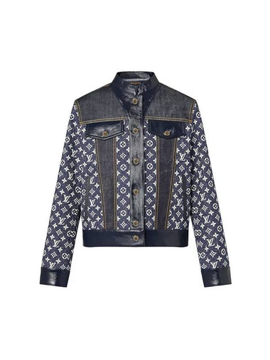 Monogram Denim Jacket Navy - LOUIS VUITTON - BALAAN 1