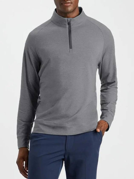 Half zip-up long sleeve t-shirt golf wear gray G4MS21K79 - G/FORE - BALAAN 1