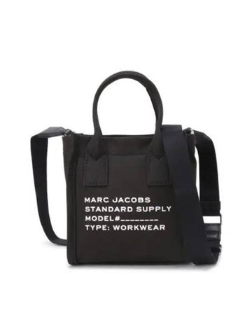 Canvas Standard Supply Small Tote Black MBBAM24044BKX - MARC JACOBS - BALAAN 1