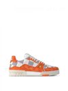 LV Trainer Low Top Sneakers Orange - LOUIS VUITTON - BALAAN 2