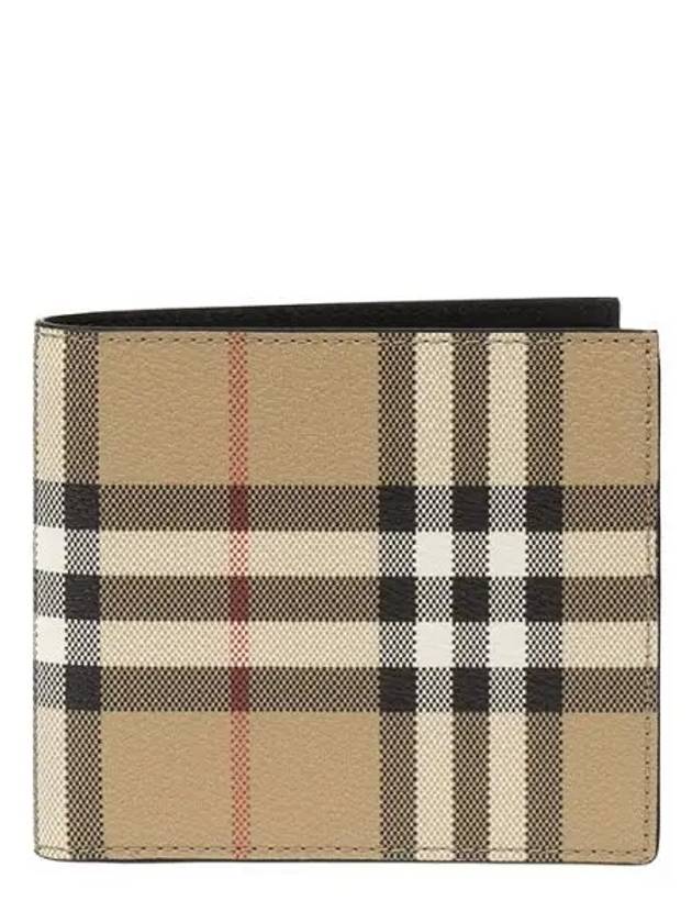 Check Halfwallet Beige - BURBERRY - BALAAN 2