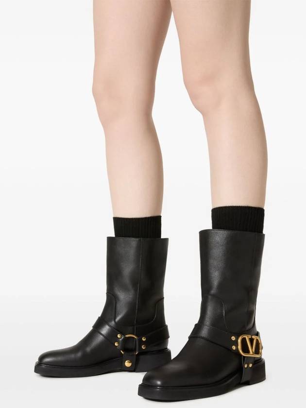 Valentino Garavani Boots Black - VALENTINO - BALAAN 6