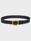 Abbey Vintage Calfskin Belt Black - CELINE - BALAAN 2