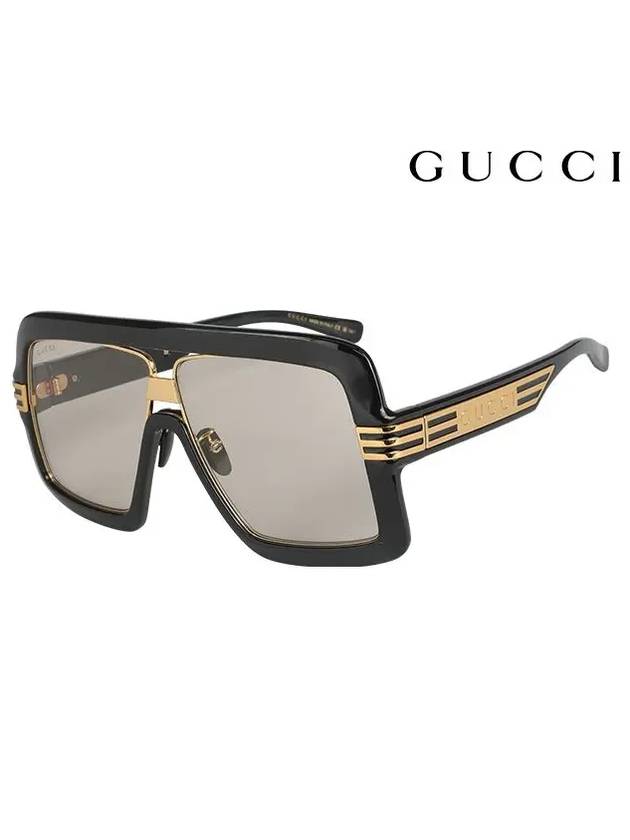 Eyewear Square Sunglasses Black - GUCCI - BALAAN 3