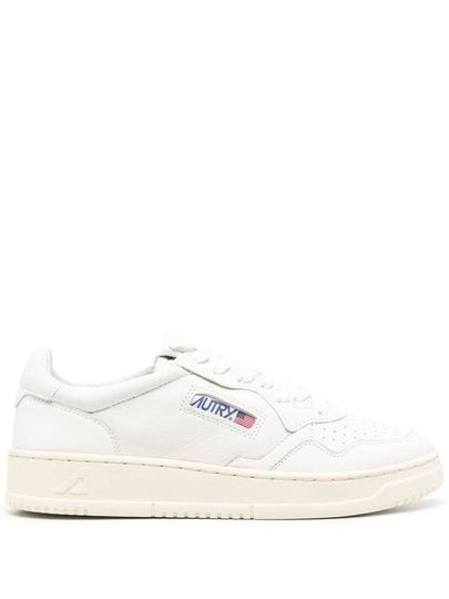 Medalist Goatskin Low Top Sneakers White - AUTRY - BALAAN 2