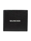 Logo Print Half Wallet Black - BALENCIAGA - BALAAN 2