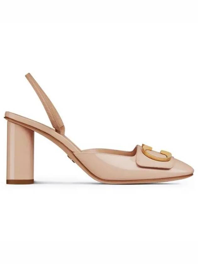 C'est Patent Calfskin Slingback Pumps Nude - DIOR - BALAAN 2