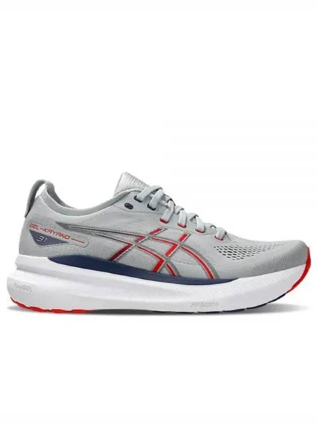 Gel Kayano 31 Piedmont Gray Fiery Red - ASICS - BALAAN 1