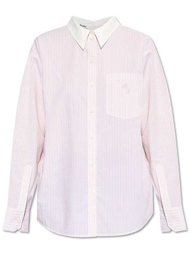 Acne Studios Shirt With Logo, Women's, Pink - ACNE STUDIOS - BALAAN 1