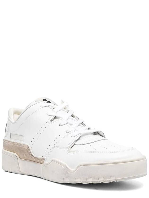 Emreeh leather low-top sneakers white - ISABEL MARANT - BALAAN 5