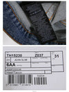 Slim Blue Jeans TH15230 Z037 6AA - BALMAIN - BALAAN.