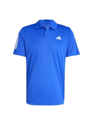 Tennis 3 Stripe Polo Shirt Blue - ADIDAS - BALAAN 1