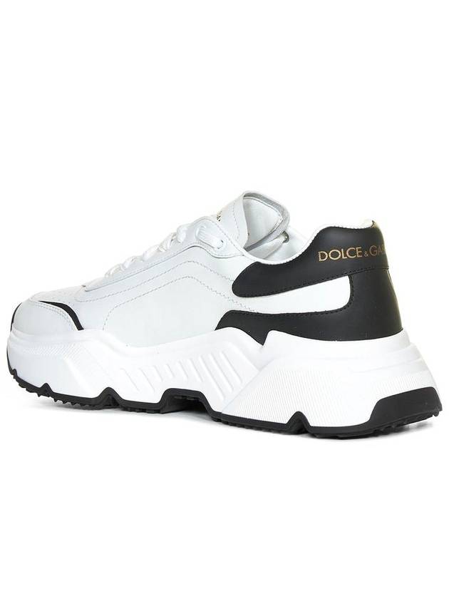 Black Tab Low Top Sneakers White - DOLCE&GABBANA - BALAAN 4