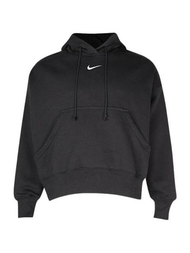 NSW Phoenix Fleece Oversized Pullover Hooded Black Asia DQ5859 010 - NIKE - BALAAN 1