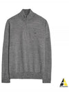 Kiyan Quarter Zip Wool Knit Top Grey - J.LINDEBERG - BALAAN 2