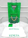 Lux You Mount Green Leather Shoulder Bag - BOTTEGA VENETA - BALAAN 9