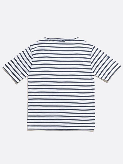 Levant Modern Striped Short Sleeve T-Shirt Marine - SAINT JAMES - BALAAN 2