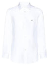 Men's Logo Long Sleeve Shirt White - ETRO - BALAAN.