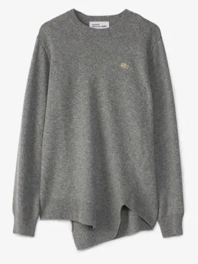 Crocodile Patch Knit Top Grey - COMME DES GARCONS - BALAAN 2