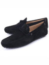 Men's City Gommino Suede Driving Shoes Black - TOD'S - BALAAN 2