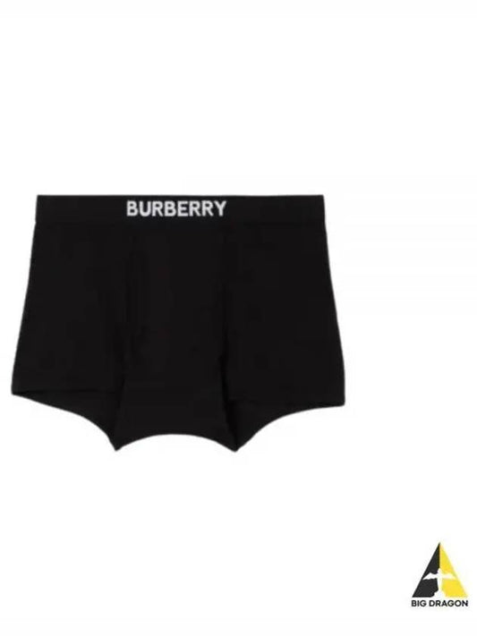 Men's Logo Boxer Stretch Cotton Briefs Black - BURBERRY - BALAAN 2