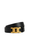 Logo Buckle Leather Belt Black - TOD'S - BALAAN 2