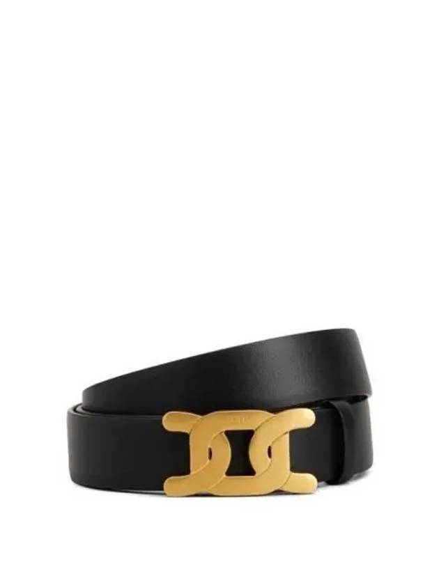 Logo Buckle Leather Belt Black - TOD'S - BALAAN 2