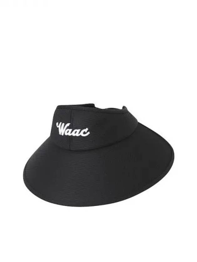 Golf Women s Ribbon Wide Sun Visor Cap WGRCX24203BKX Domestic Product GQ0Z24052809497 - WAAC - BALAAN 1