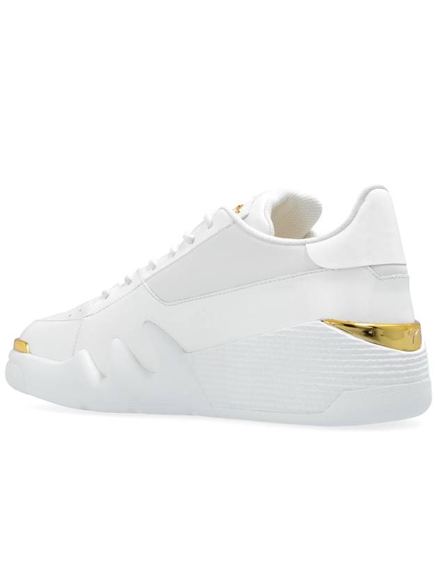 Giuseppe Zanotti Leather Sneakers, Men's, White - GIUSEPPE ZANOTTI - BALAAN 5