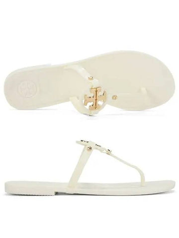 9296 104 Miller Mini Jelly Flat Thong Flip Flops Women Slippers - TORY BURCH - BALAAN 1