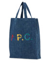 Lou Mini Tote Bag Blue - A.P.C. - BALAAN 2