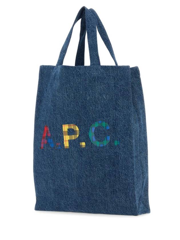 Lou Mini Tote Bag Blue - A.P.C. - BALAAN 2