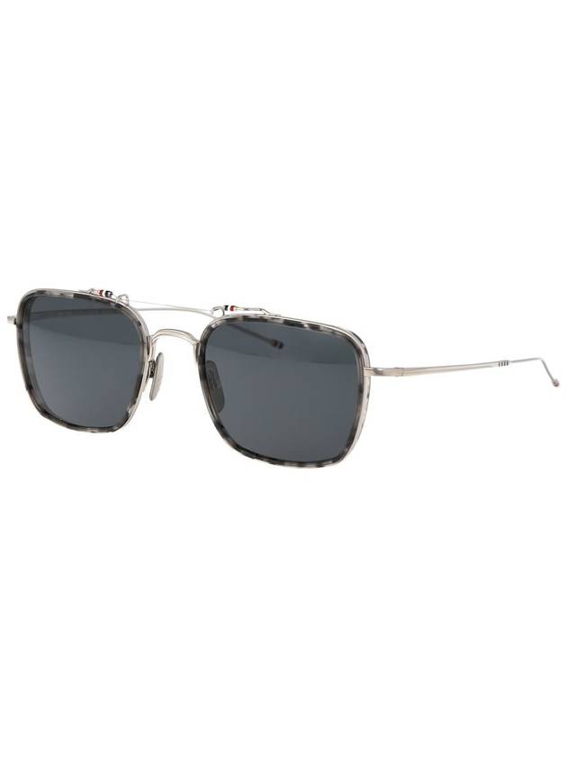 Eyewear Tortoiseshell Rectangular Frame Sunglasses UES816AG0003 - THOM BROWNE - BALAAN 3