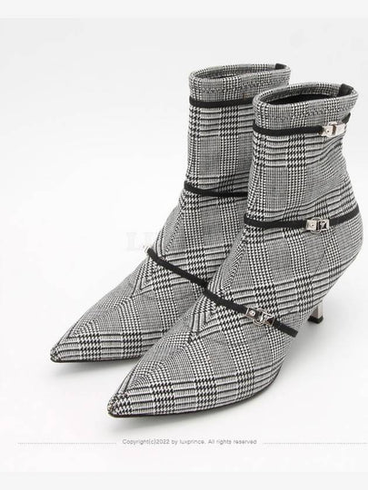 Houndstooth knitted women s ankle boots 11186hva - GIUSEPPE ZANOTTI - BALAAN 2