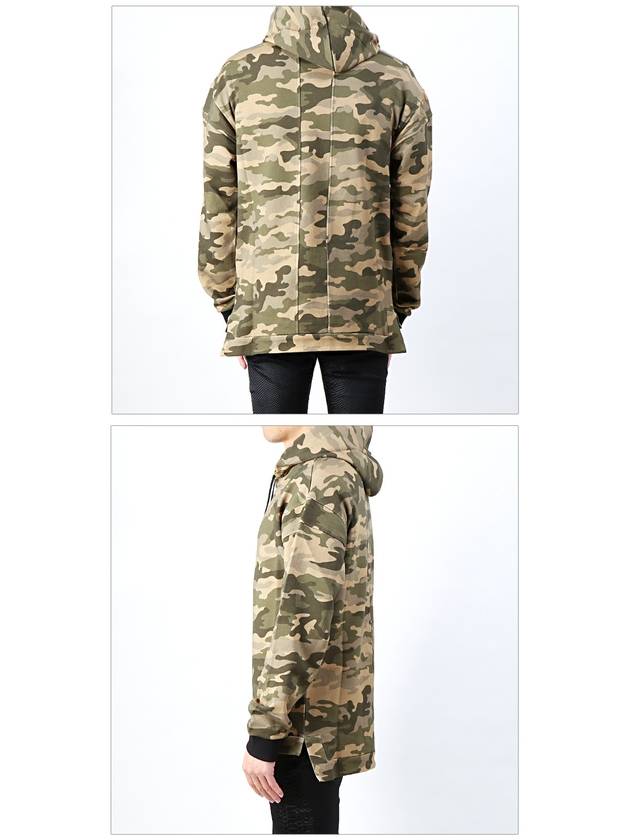 Cotton Hoodie Military - BALMAIN - BALAAN 4