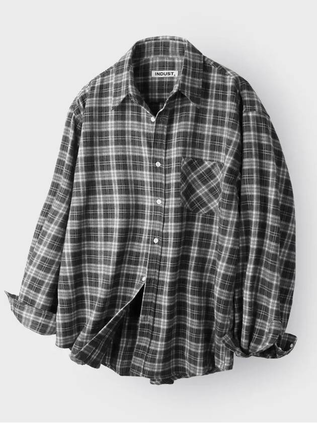 Forest Memory Check Shirt Black - INDUST - BALAAN 5