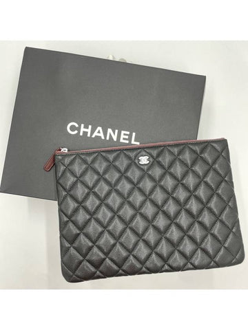 Classic Medium Clutch Caviar Black AP4021 - CHANEL - BALAAN 1