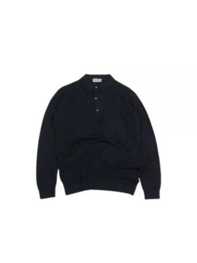 24 Bradwell Navy Polo Knit - JOHN SMEDLEY - BALAAN 1