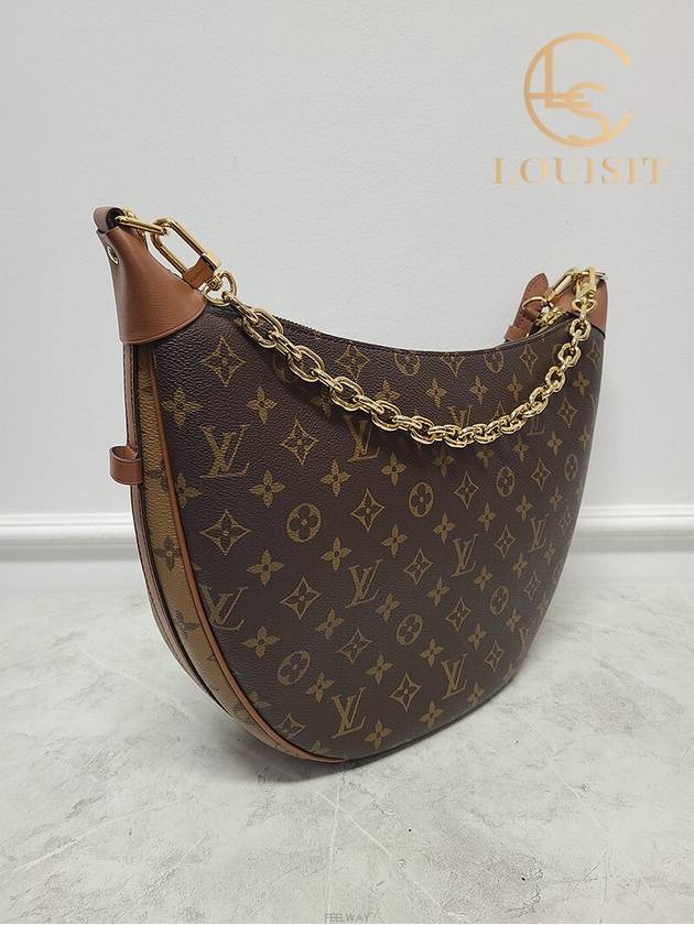 Used luxury goods Lewis It Loop Hobo Monogram Canvas Shoulder Cross Bag - LOUIS VUITTON - BALAAN 3