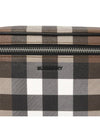 Checked Leather Bum Belt Bag Dark Birch Brown - BURBERRY - BALAAN 8