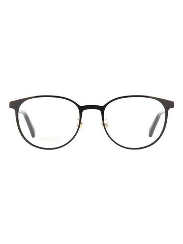 Eyewear Acetate Metal Glasses Shiny Black - GUCCI - BALAAN 1