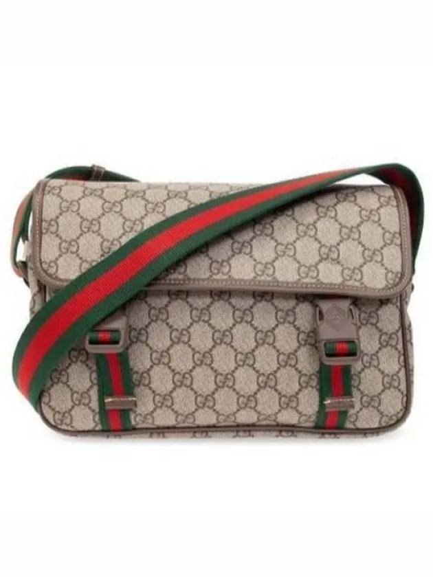 Ophidia GG Messenger Bag Beige Ebony - GUCCI - BALAAN 2