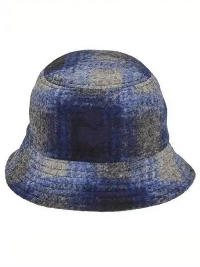 Haley Embroidered Logo Bucket Hat Blue - ISABEL MARANT - BALAAN 2