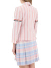 High Armhole RWB Arm Banding Striped Jacket Pink - THOM BROWNE - BALAAN 4