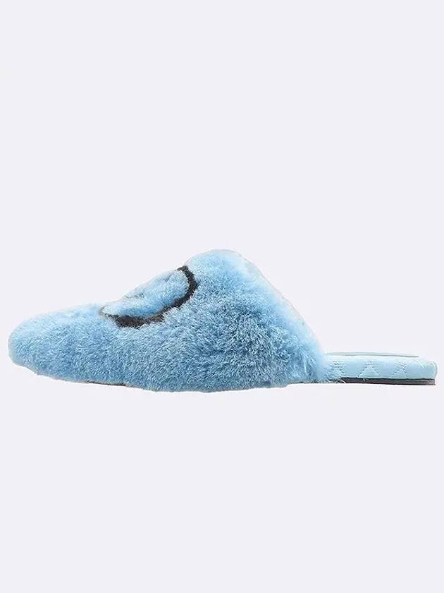 719847 Pastel Blue Color Interlocking G Macara Women s Slippers - GUCCI - BALAAN 3